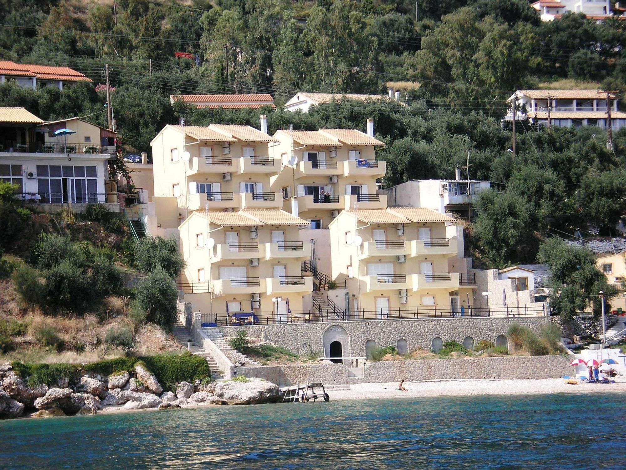 Glyfa Beach Villas Barbati Exteriér fotografie